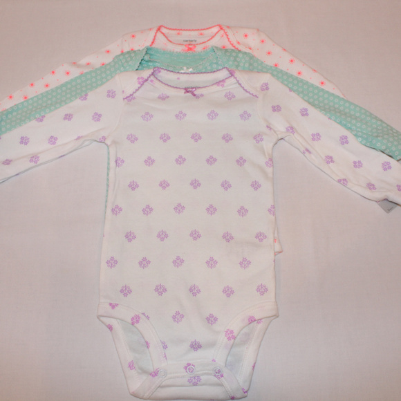 Girls/ 4 piece set/ 4 one pieces/ 9m/ by carters - Picture 1 of 5